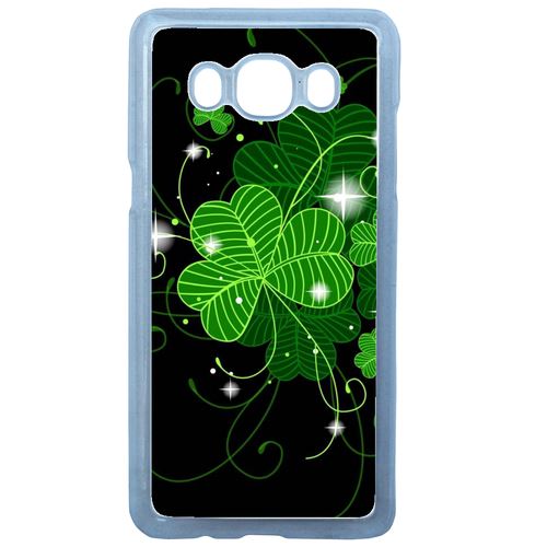 Coque Trefle Porte Bonheur Compatible Galaxy J7 2016 Transparent