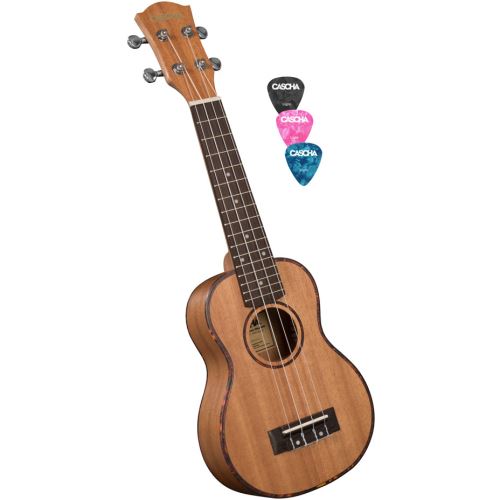 Cascha HH 2024 Premium Mahagoni ukulélé soprano