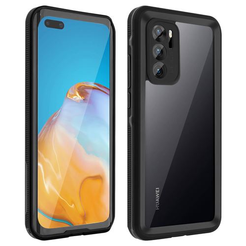 Coque Pour Huawei P40 Bi-matière Waterproof 2m Film Écran Redpepper noir