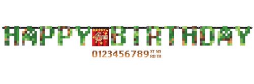 Amscan pendule MinecraftHappy Birthday papier 320 cm