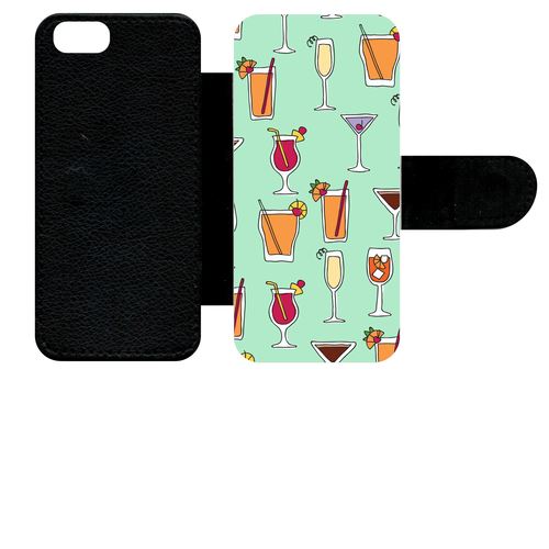 Etui À Rabat Apple Iphone 5 Cocktails Font Vert