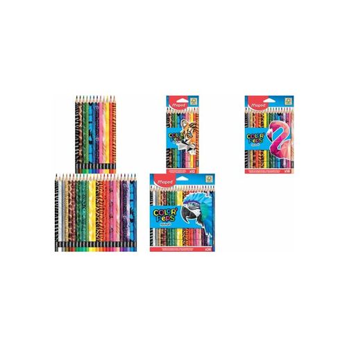 MAPED ETUI 24 CRAY ANIMALS COLORPEPS