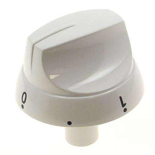 Bouton blanc 0 a 3 12h pour Cuisiniere Faure