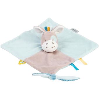 NATTOU Tim + Tiloo Doudou - Tim le cheval - 27 x 27 cm Bleu/Gris - 1