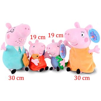 Peluche peppa pig bleu 12 cm