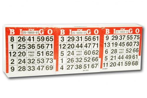 Longfield Games cartes de bingo 1500 feuilles