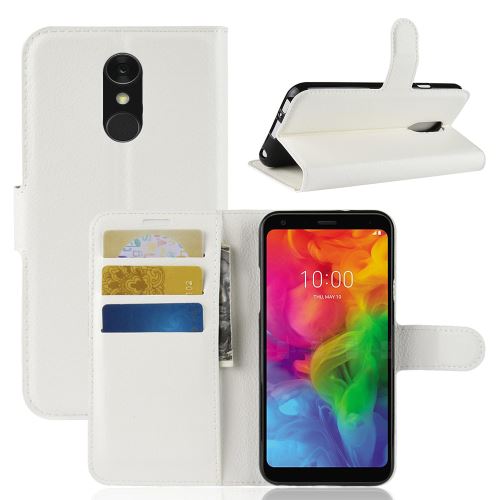Etui Housse Portefeuille Pour LG Q Stylus - Blanc