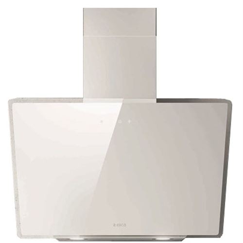 Elica SHIRE WH/A/60 - Hotte - hotte décorative - largeur : 59.8 cm - profondeur : 32.5 cm - extraction et recirculation (avec kit de recirculation supplémentaire) - Blanc verre