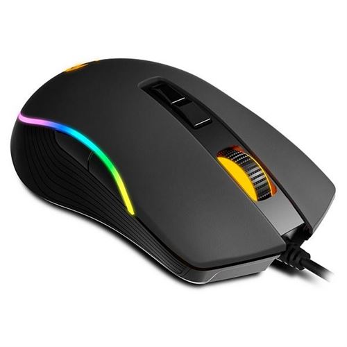 Souris Gaming avec LED Krom NXKROMKANE RGB Noir
