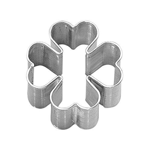 Birkmann 1010704510 emporte-pièce en forme de trèfle 6 cm, plastique, gris, 5 x 3 x 2 cm