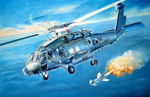 Hh-60h Rescue Hawk (early Version) - 1:72e - Hobby Boss
