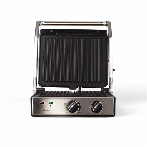Grill viande et panini Livoo 2000 W Gris
