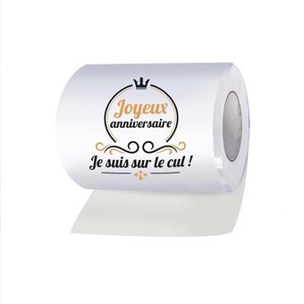 rouleau papier wc joyeux anniversaire - sud trading cd7492vann - 1