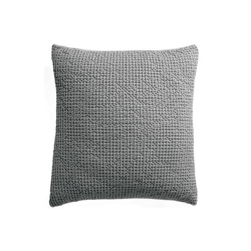 Coussin en coton gris perle 45 x 45 cm YAM