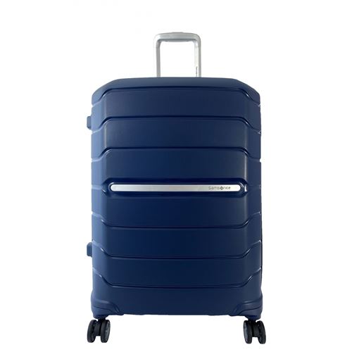 Samsonite Bleu Valise Extensible Flux Spinner E 68/25 Cm