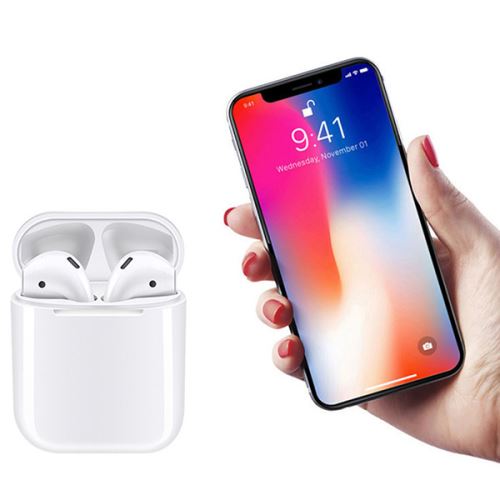 Écouteurs Sans Fil i90 TWS Mini Earbuds Bluetooth 5.0, Blanc