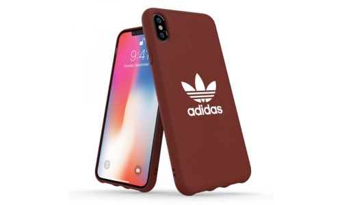 Coque Adidas Originals Basics iPhone XS coloris bordeaux