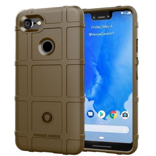 Etui Coque de protection durable anti choc pour Google Pixel3 XL - Brun