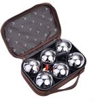 Jeu De Boules Buffalo – 6 Boules Métal + Coffret Bois, Fabrication Pays-Bas