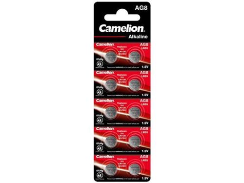 Pack de 10 piles Camelion Alcaline AG8 0% Mercury/Hg