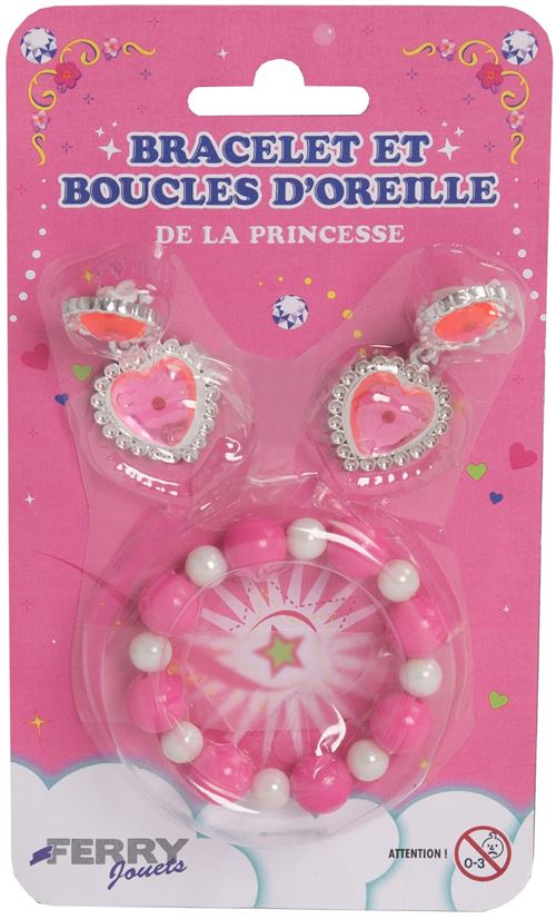 Bracelet Et Boucles D'oreille Princesse Modèle Aléatoire