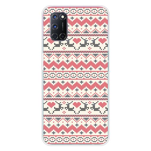 Coque en silicone imprimée compatible Oppo A52 A72 NO Pull de Noël Rennes