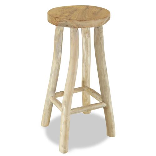 Tabouret de bar Teck Marron