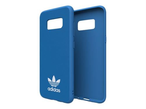 adidas Originals Moulded - Achterzijde behuizing voor mobiele telefoon - polycarbonaat, thermoplastic polyurethaan (TPU) - blauw - voor Samsung Galaxy S8