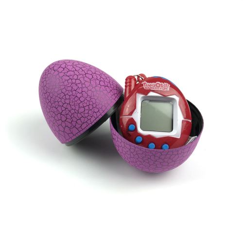 Console de jeux Animaux Virtuelle Portable - Cadeau pour les enfants - Rouge&Violet