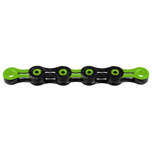 KMC X11SL DLC Chaîne 11 vitesses 1/2 x 11/128 Noir/Vert