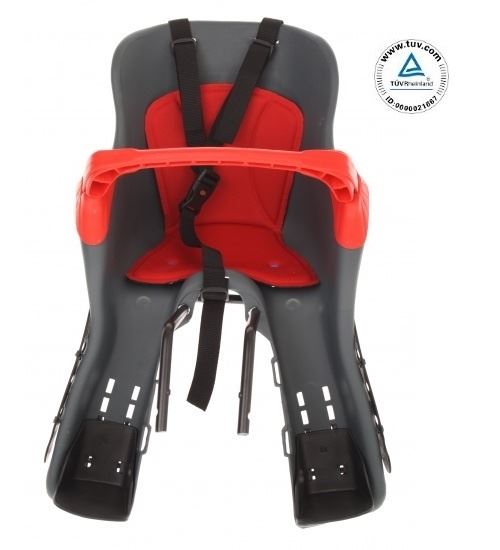 HTP siège de vélo pour kiki CS202T avec support gris foncé