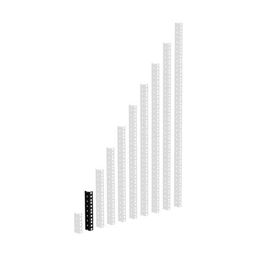 Adam Hall Noir - 61535B4 - Profilé Rack En Acier 2 Mm, 4U