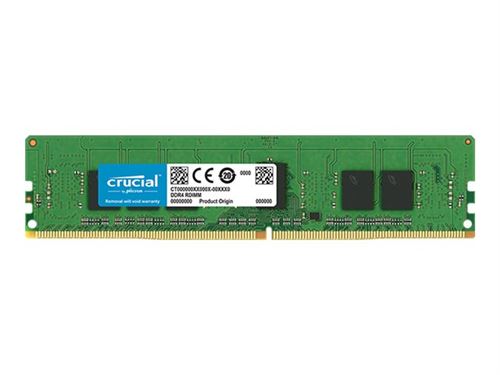 Mémoires Crucial 4gb Ddr4-2666 Rdimm 4go Ddr4 2666mhz Ecc Module De Mémoire