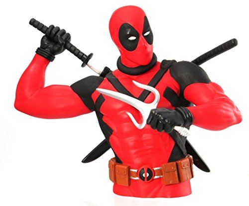 Marvel New Deadpool Bust Bank Figure Action