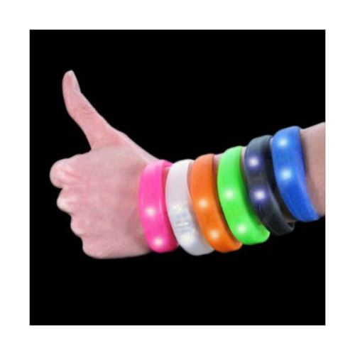 Bracelet lumineux en Silicone - Article de fête Couleur - Orange