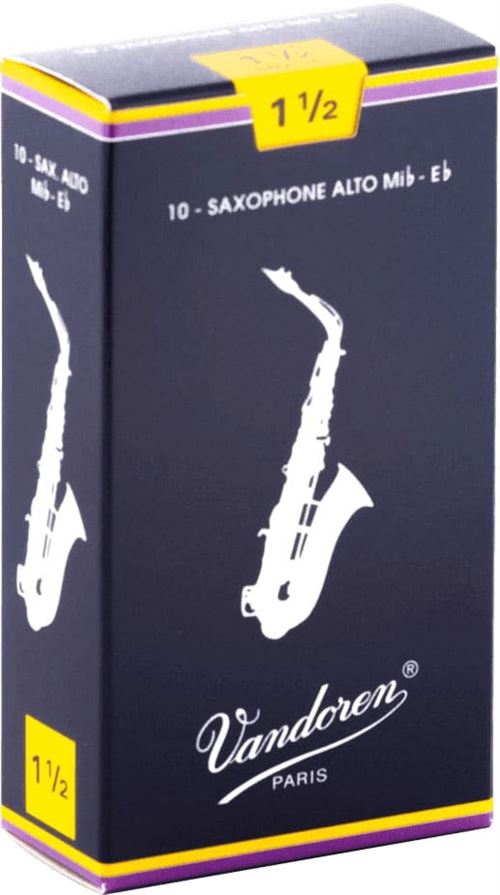 Vandoren - Anches de saxophone alto vandoren traditionnelles 1.5 - sr2115