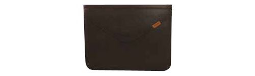 Urban Factory Leather Envelope - Beschermhoes voor tablet - leer - zwart - voor Apple iPad (3de generatie); iPad 1; 2