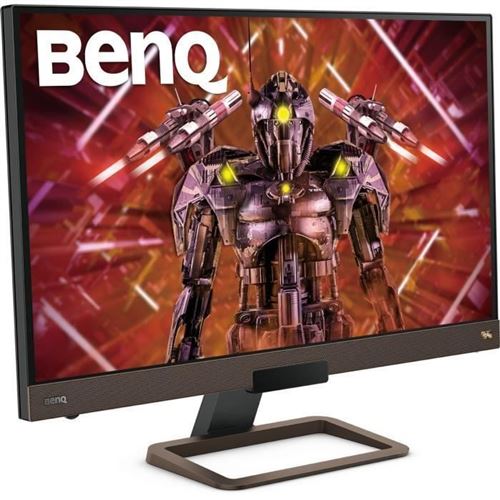 BenQ EX2780Q - Écran LCD - 2560 x 1440 WQHD @ 144 Hz - IPS - 350 cd/m² - 1000:1 - DisplayHDR 400 - 5 ms - 2xHDMI, DisplayPort, USB-C - haut-parleurs - marron métallisé