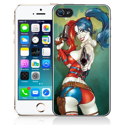 Coque pour iPhone 5C harley quinn comics
