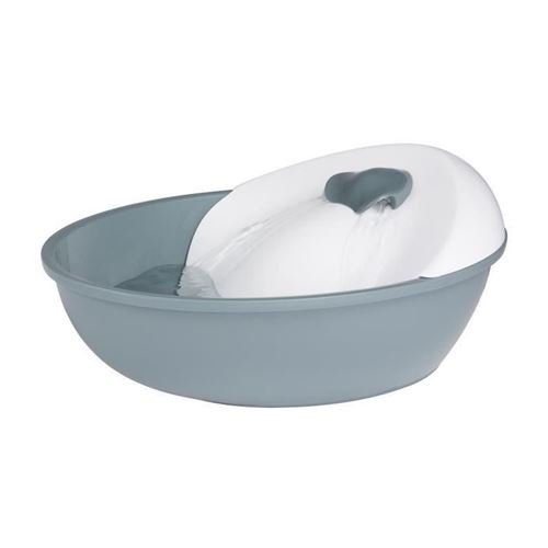 EYENIMAL Fontaine a eau Classic Pet 1,75 L - Gris et blanc - Pour chien et chat