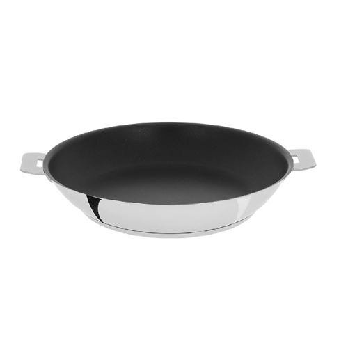 Poêle inox antiadhérent Exceliss Mutine 20 cm - Cristel - Argent - Inox