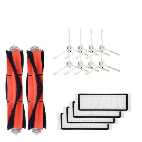 Générique 2 Brosses + 8 + 4 Side Brosse Filtre Pour Xiaomi 1S / Roborock T65 Aspirateur