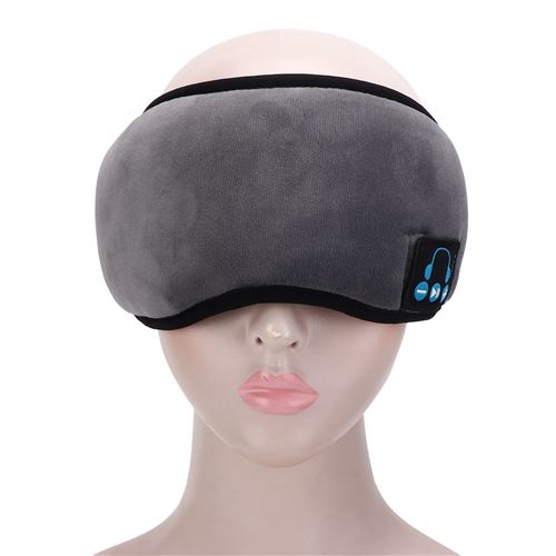 Casque Bluetooth stéréo masque de sommeil doux yeux de sommeil
