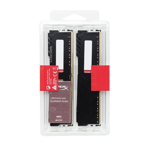 MEMORIA RAM HYPERX DDR4 8GB, FRECUENCIA 2400 MHZ, FURY, PARA PC DE Escritorio Color Negro Hx424c15fb28