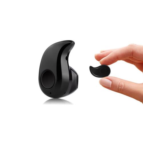 SHOP-STORY - Oreillette Bluetooth Sans Fil Ultra-Mini pour tous Smartphones et iPhones - Couleur Noir