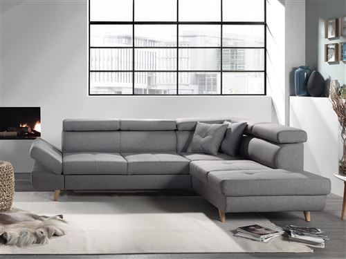 Convertible L 190cm D'angle P Scandinave Canapé 252 Droit X Linea b76yfvIYg