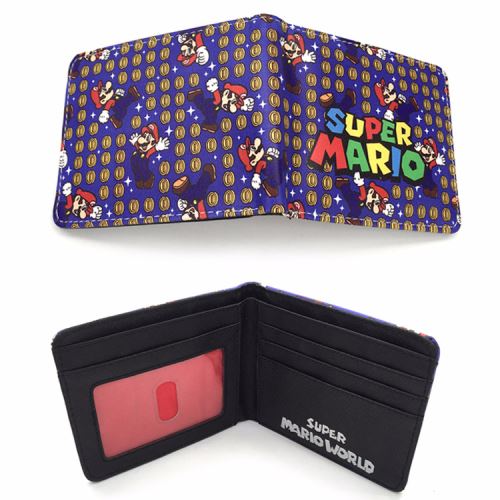 Portefeuille en PU cuir - cadeaux personnalisés - Super Mario Bros #206
