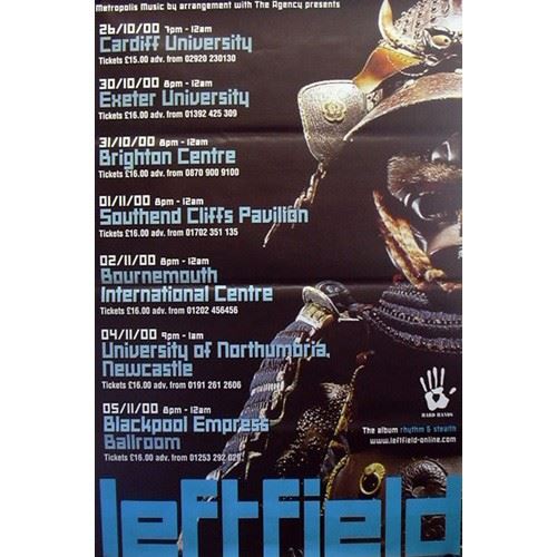 LEFTFIELD - 100x150 cm - AFFICHE / POSTER