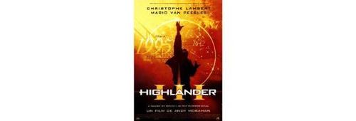 Highlander III AFFICHE CINEMA ORIGINALE