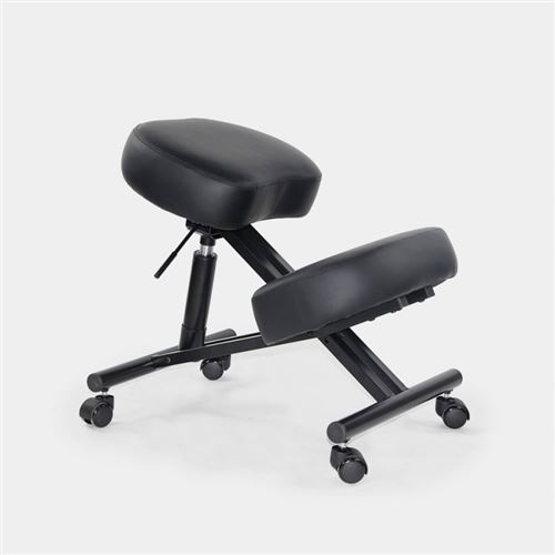 Bodyline - Health and Massage - Chaise orthopédique et ergonomique suédoise en métal et simili cuir Balance Lux